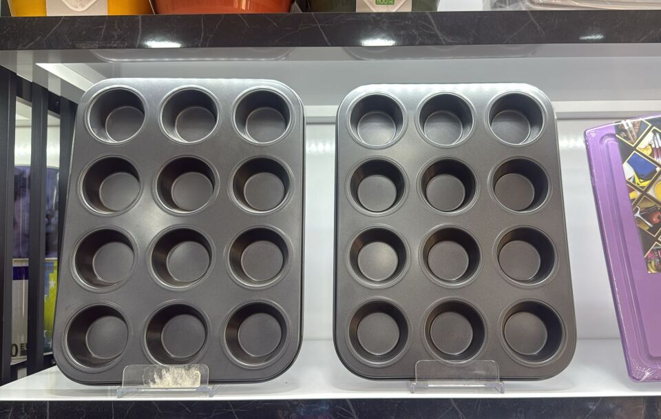 Metal 12 li muffin kalıp