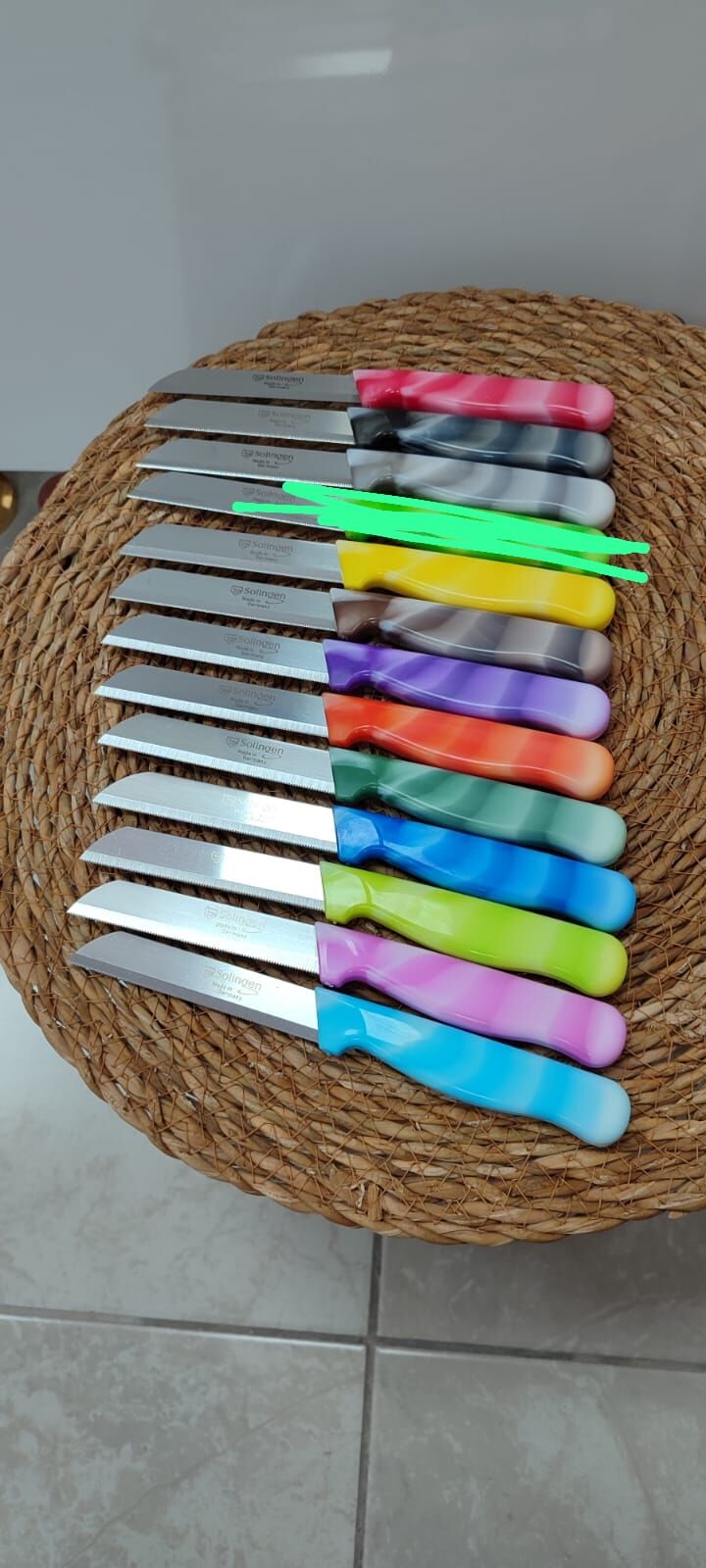 solingen mermer desen meyve bıcağı