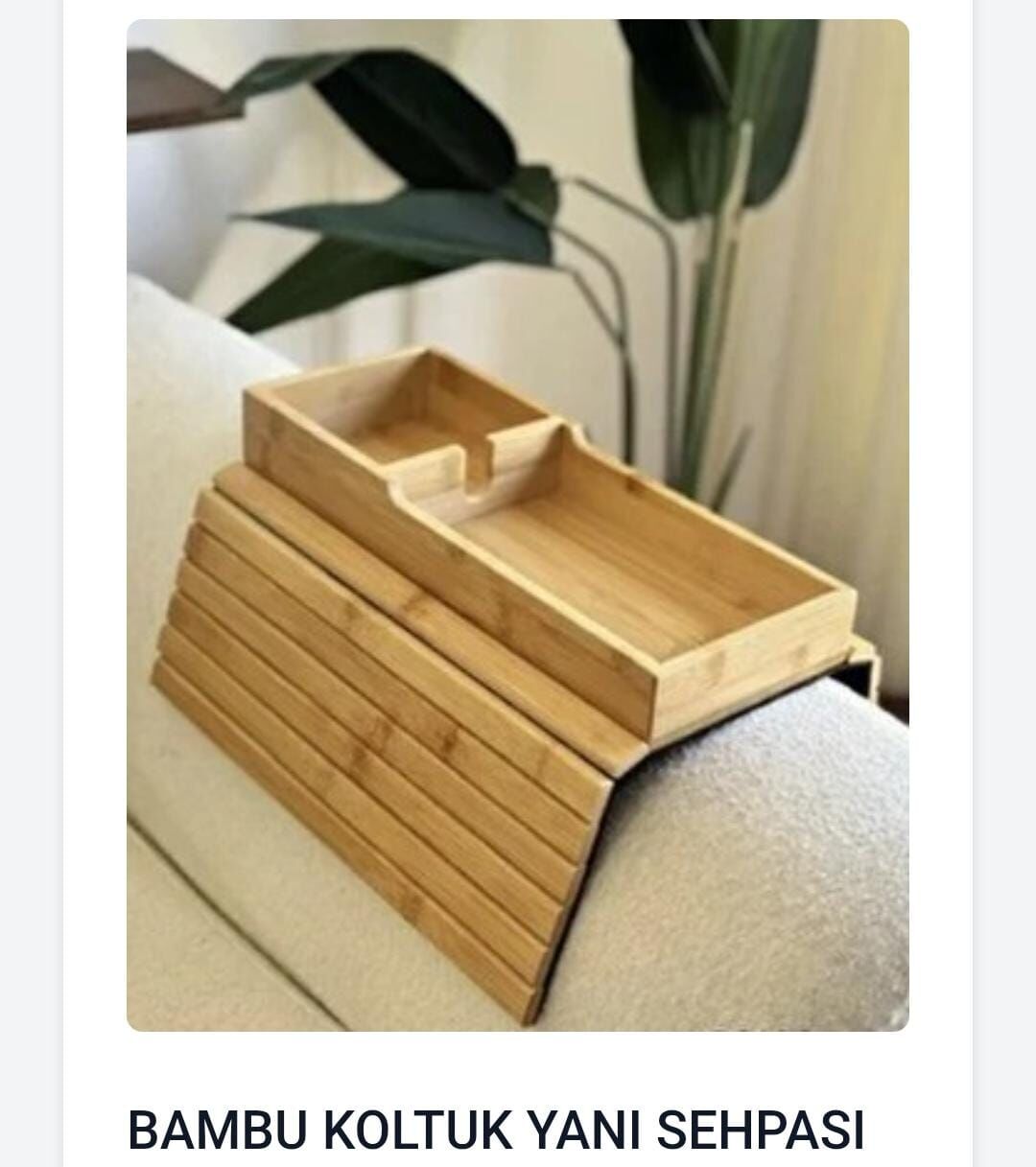 bambu koltuk sehpası
