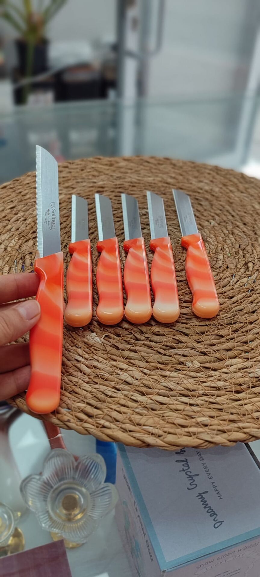 Solingen mermer meyve bıçağı