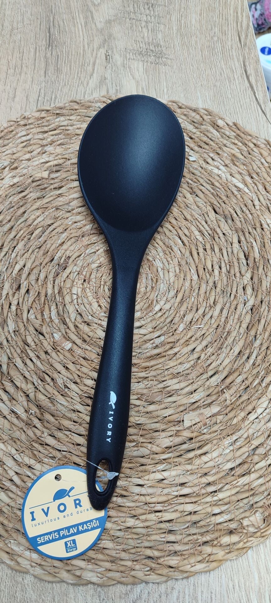 İvory Jumbo pilav kaşığı siyah