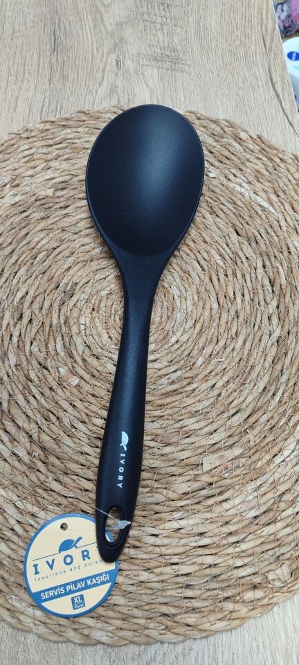 İvory Jumbo pilav kaşığı siyah
