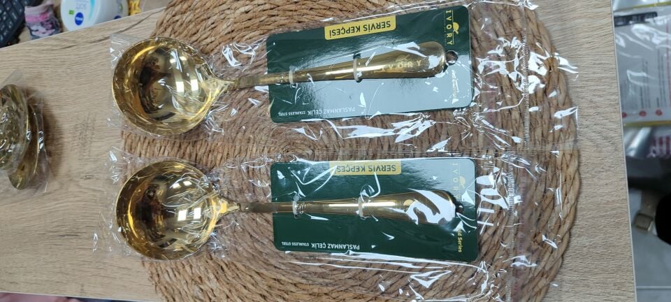 İvory Gold sunum kepçe